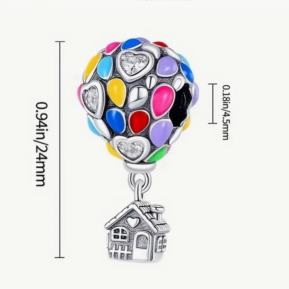 New Sterling Silver UP Charm - Picture 3 of 3